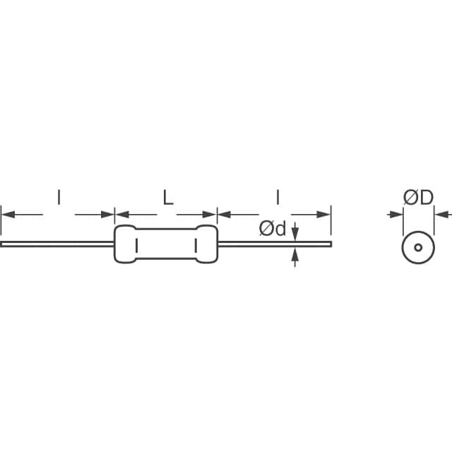 ERX-2SJ2R7A Panasonic Electronic Components  Durchgangslochwiderstände